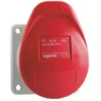 Встраиваемая прямая розетка с уменьшенным фланцем - P17 Tempra Pro - IP 44 - 380/415 В~ - 32 A - 3К+З | 058058 | Legrand