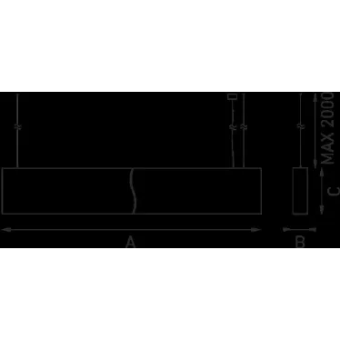 Светильник PROFILE 60H (profile + diffuser 2500mm) | 2398000100 | Световые Технологии