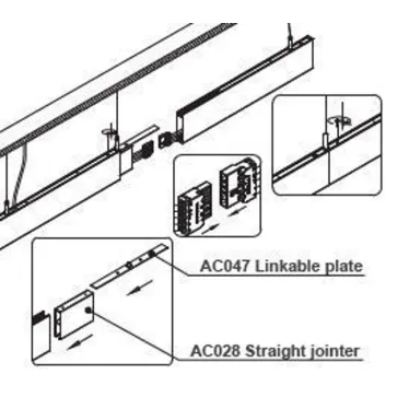 Коннектор прямой ALT-LINEAIR-FLAT-CON-I-2094 (ANOD) (arlight, IP20 Металл, 3 года) | 030293 | Arlight
