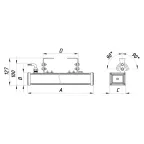 Комплект кронштейн BRACKET SET EVOLINE LED TELESCOPIC 330 MM (2PCS) | 2006000010 | Световые Технологии