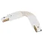 Коннектор гибкий LGD-2TR-CON-FLEX-WH (C) | 023995 | Arlight