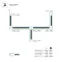 Коннектор тройной LGD-4TR-CON-INT-R2-WH (C) | 026144 | Arlight