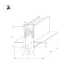 Трек встраиваемый MAG-ORIENT-TRACK-2652-FDW-3000 (BK) (Arlight, IP20 Металл, 3 года) | 033635 | Arlight