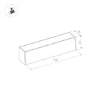 Коннектор прямой MAG-CON-45-I-POWER (WH) (Arlight, IP20 Металл, 3 года) | 034999 | Arlight