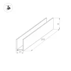 Трек MAG-TRACK-2538-2000 (BK) (arlight, IP20 Металл, 3 года) | 033242 | Arlight