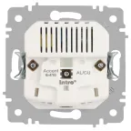 Розетка Intro Accent 6-410-11 , P+E Schuko со шторками, 16А-250В + 2хUSB, IP20, СУ, сосна
