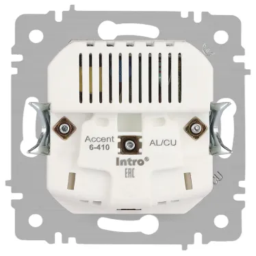 Розетка Intro Accent 6-410-11 , P+E Schuko со шторками, 16А-250В + 2хUSB, IP20, СУ, сосна