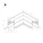 Коннектор угловой MAG-CON-4560-FDW-L90 (BK) (arlight, IP20 Металл, 3 года) | 034681 | Arlight