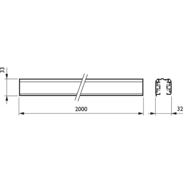 Шинопровод осветительный RCS750 5C6 L2000 WH | 910502500049 | Philips