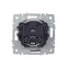 BRITE Розетка с заземлением с защитными шторками и крышкой 16А IP44 РСбш10-3-44-БрЧ черный