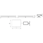 Светильник светодиодный ДВО SLIM LED 595(40) standart ЕМ 40Вт 4000K IP20 БАП 1ч | 1704000400 | Световые Технологии