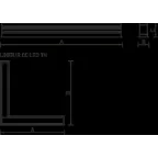 Светильник LINER/R LED 1200 TH W HFD 4000K | 1474000550 | Световые Технологии