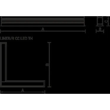 Светильник LINER/R LED 1200 TH W HFD 4000K | 1474000550 | Световые Технологии