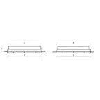 Светильник светодиодный ДВО OPL/R ECO LED 600 ROCKFON 33Вт 4000К IP20 опал | 1028000410 | Световые Технологии