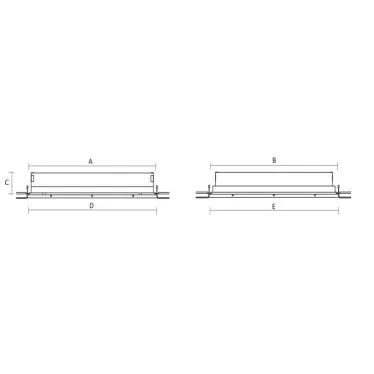 Светильник светодиодный ДВО OPL/R ECO LED 600 ROCKFON 33Вт 4000К IP20 опал | 1028000410 | Световые Технологии