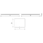 Светильник светодиодный ДВО SLIM LED 595 (40) 32Вт 4000К IP20 опал | 1704000160 | Световые Технологии