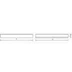Светильник светодиодный ARS/R UNI LED 595 EM 4000K GRILIATO | 1016000070 | Световые Технологии