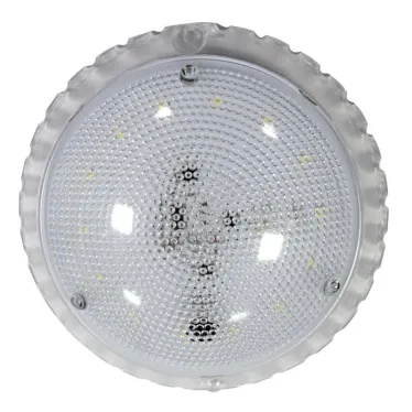 Светильник светодиодный пылевлагозащищенный для ЖКХ "Сенсора" LED (ф133, 7Вт, 840Лм, 6500К) IP50 с датч. ИУ | 1030450337 | Элетех