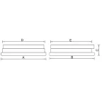 Светильник ЛВО DR. OPL 418 /595/ HF ES1 SET 4х18Вт Т8 G13 ЭПРА IP43/IP20 | 1025000120 | Световые Технологии