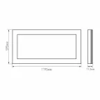 Панель IM-600x1200A-48W Warm White (Arlight, IP40 Металл, 3 года) | 023156(1) | Arlight