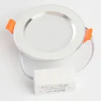 Светильник светодиодный ДВО-5w 4500К,400Лм,бел.Feron