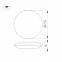 Светильник CL-FRISBEE-DIM-R250-12W Day4000-MIX (WH, 180 deg, 230V) (Arlight, IP54 Пластик, 3 года) | 030110 | Arlight