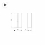 Светильник LGD-STRIPE-3W Warm3000 (GR, 20 deg, 230V) (Arlight, IP65 Металл, 3 года) | 029972 | Arlight