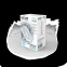 Светильник светодиодный пылевлагозащищенный для ЖКХ IP65 D175*110*76 12W IK10 1100lm 4000K SOLID антивандальный овальный 1/12 | 874618212 | Gauss