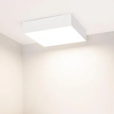 Светильник SP-QUADRO-S250x250-25W Day4000 (WH, 120 deg, 230V) (Arlight, IP40 Металл, 3 года) | 034785 | Arlight