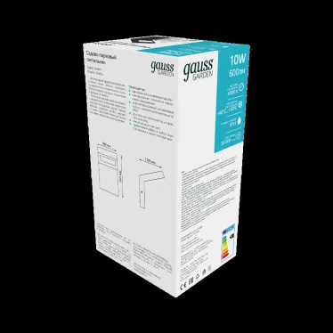 Светильник садово-парковый LED Electra, 10W, 600Lm, 4000K, 100x109x160mm, 170-240V / 50Hz, IP54 | GD109 | Gauss