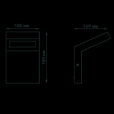 Светильник садово-парковый LED Electra, 10W, 600Lm, 4000K, 100x109x160mm, 170-240V / 50Hz, IP54 | GD109 | Gauss