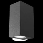 Светильник садово-парковый Cube настенный архитектурный, 2xGU10, 67*92*150mm, 170-240V / 50Hz, 2xMax.35W, IP54 | GD159 | Gauss