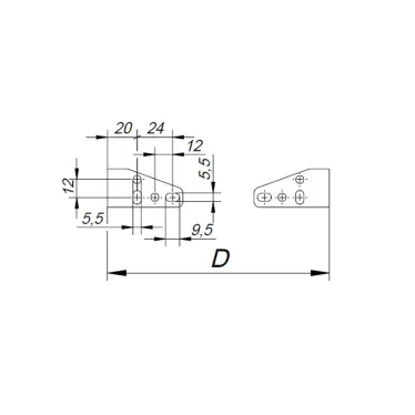 Светильник линейный cветодиодный EVOLINE LED 12 A30x90 2700K 300 15 Вт IP65 | 1006000250 | Световые Технологии