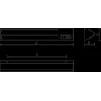 Светильник люминесцентный медицинский ЛБО BH 236 PS up/down 2х36Вт КЛЛ 2G11 ЭПРА IP20 | 1391000010 | Световые Технологии