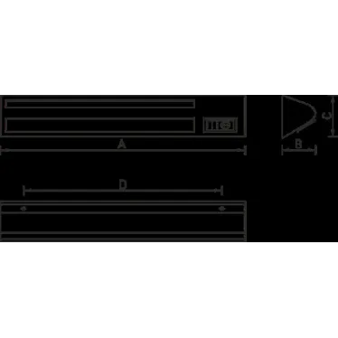 Светильник люминесцентный медицинский ЛБО BH 236 PS up/down 2х36Вт КЛЛ 2G11 ЭПРА IP20 | 1391000010 | Световые Технологии