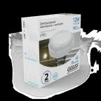 Светильник светодиодный пылевлагозащищенный для ЖКХ UNIVERSAL IP65 D160*53 12W 980lm 6500K круглый c микр сенсором 1/40 | 126411312-S | Gauss