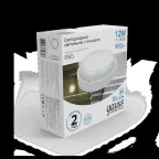 Светильник светодиодный пылевлагозащищенный для ЖКХ UNIVERSAL IP65 D160*53 12W 980lm 6500K круглый c микр сенсором 1/40 | 126411312-S | Gauss