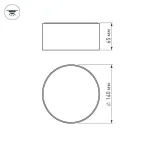 Светильник SP-RONDO-140A-18W Day White | 021782 | Arlight