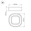 Светильник SP-TOR-QUADRAT-S450x450-35W Warm3000 (WH, 120 deg) | 022139(1) | Arlight
