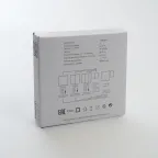 Кнопка-выключатель беспроводной 230V 500W двухклавишный, серебро