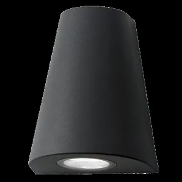 Светильник садово-парковый Sigma настенный архитектурный, GU10, 125*88*156mm, 170-240V / 50Hz, 1xMax.35W, IP54 | GD163 | Gauss