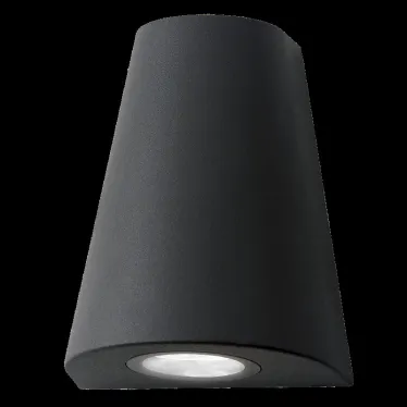 Светильник садово-парковый Sigma настенный архитектурный, GU10, 125*88*156mm, 170-240V / 50Hz, 1xMax.35W, IP54 | GD163 | Gauss