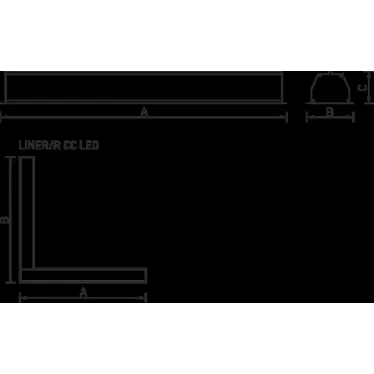 Светильник светодиодный ДВО LINER/R DR LED 1200 W 26Вт 4000К IP20 опал | 1474000050 | Световые Технологии