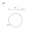Светильник DL-EDGE-R300-24W Warm3000 (WH, 115 deg, 230V) ( IP40 Металл, 3 года) | 036068 | Arlight