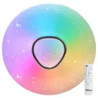Светильник светодиодный управляемый с пультом 60W, Max. 5000Lum, RGB + CCT 3000К-6000K, IP20, AL5777 RAINBOW | 41917 | FERON