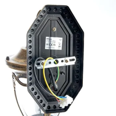 Светильник садово-парковый, 60W 230V IP44 черное золото, PL681 (на стену вниз) | 11692 | FERON