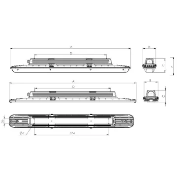 Светильник светодиодный SLICK.OPL LED 30 with driver box /matt tempered glass/ 5000K | 1631001770 | Световые Технологии