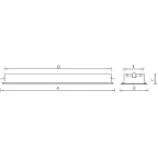 Светильник сетодиодный ДВО ALD UNI LED 600 24ВТ 4000K IP54 CRI90 опал | 1050000290 | Световые Технологии
