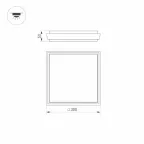 Светильник LGD-AREA-S300x300-30W Day4000 (GR, 110 deg, 230V) (Arlight, IP54 Металл, 3 года) | 032428 | Arlight
