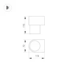 Светильник SP-SPICY-WALL-S115x72-6W Day4000 (BK, 40 deg) (arlight, IP20 Металл, 3 года) | 033582 | Arlight